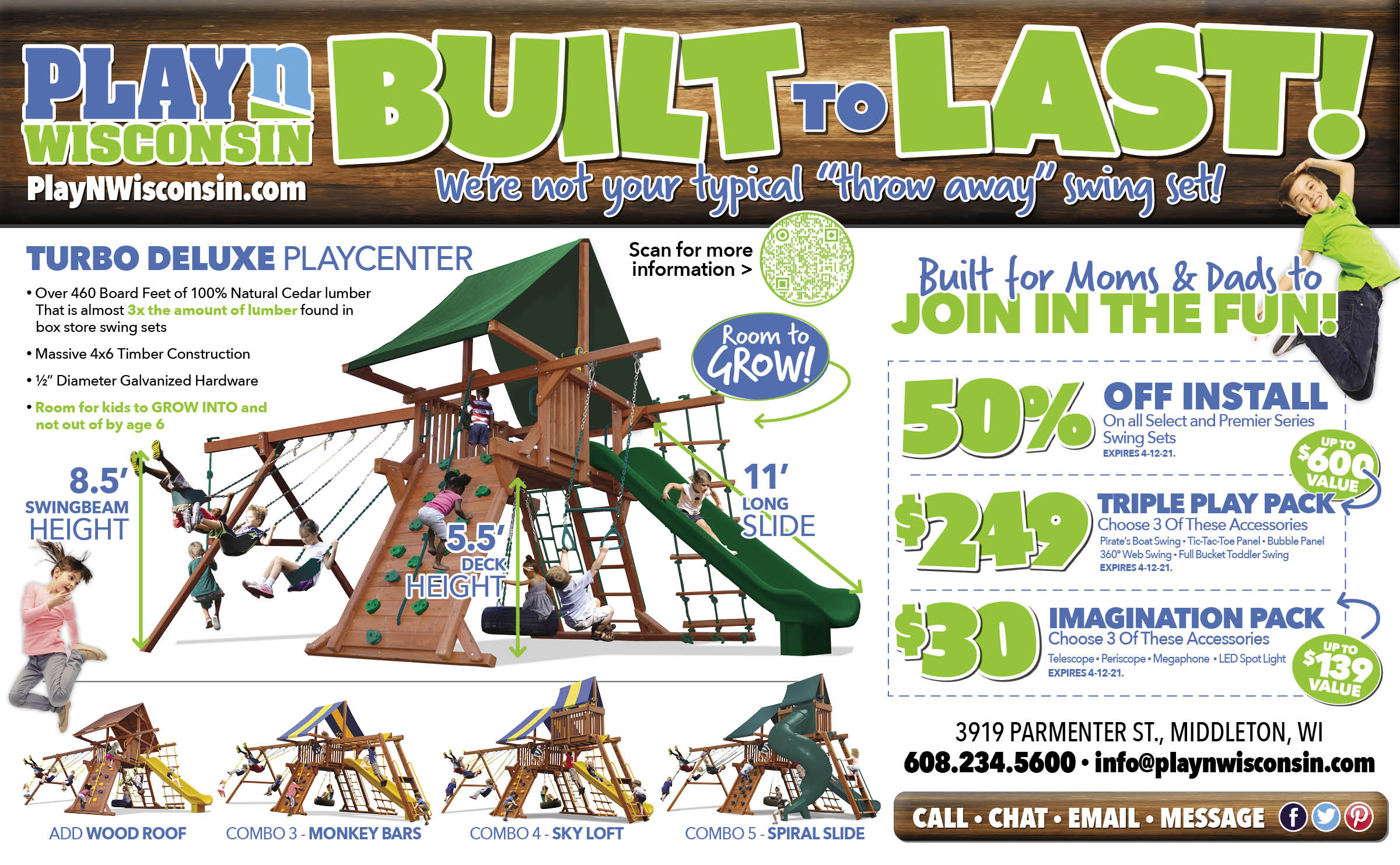 Play Sets Playground Madison WI Promotions PlayN Wisconsin