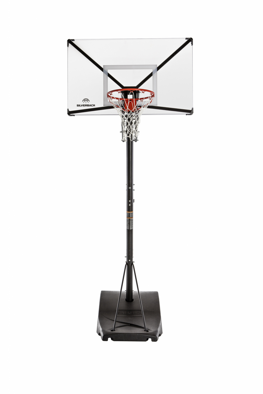 silverback nxt 54 in portable basketball hoop