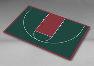 Full Court Basketball Floor, 46x78, Kit
